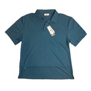 Grand Slam Performance Golf Polo Moroccan Blue‎ Stretch UPF 50 Men's XL